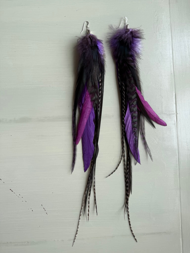 Fjäderörhängen långa