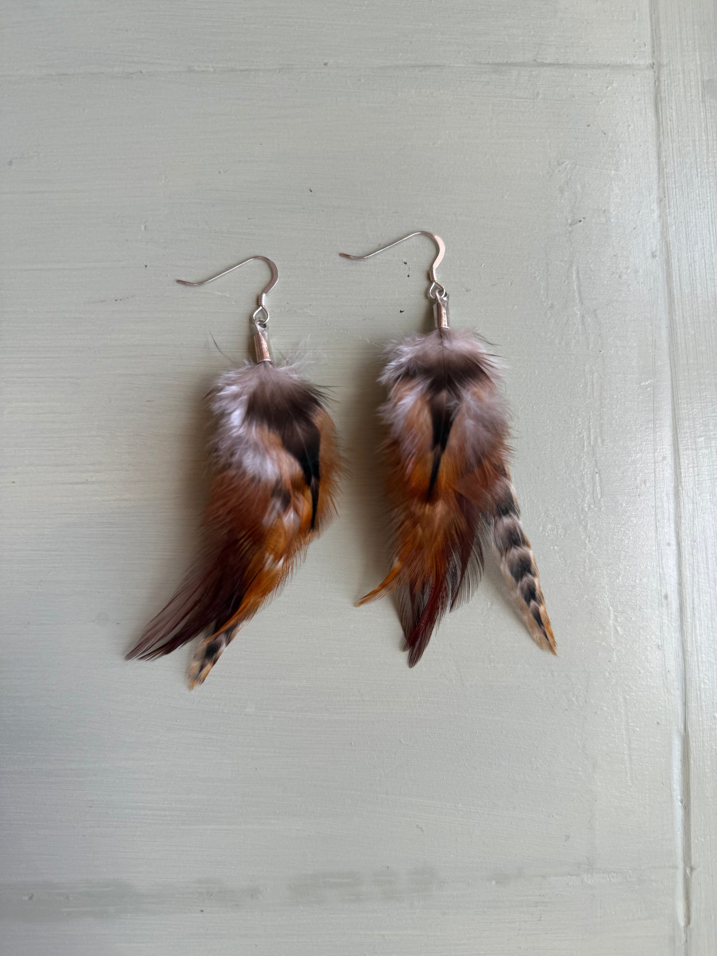 Fjäderörhängen korta