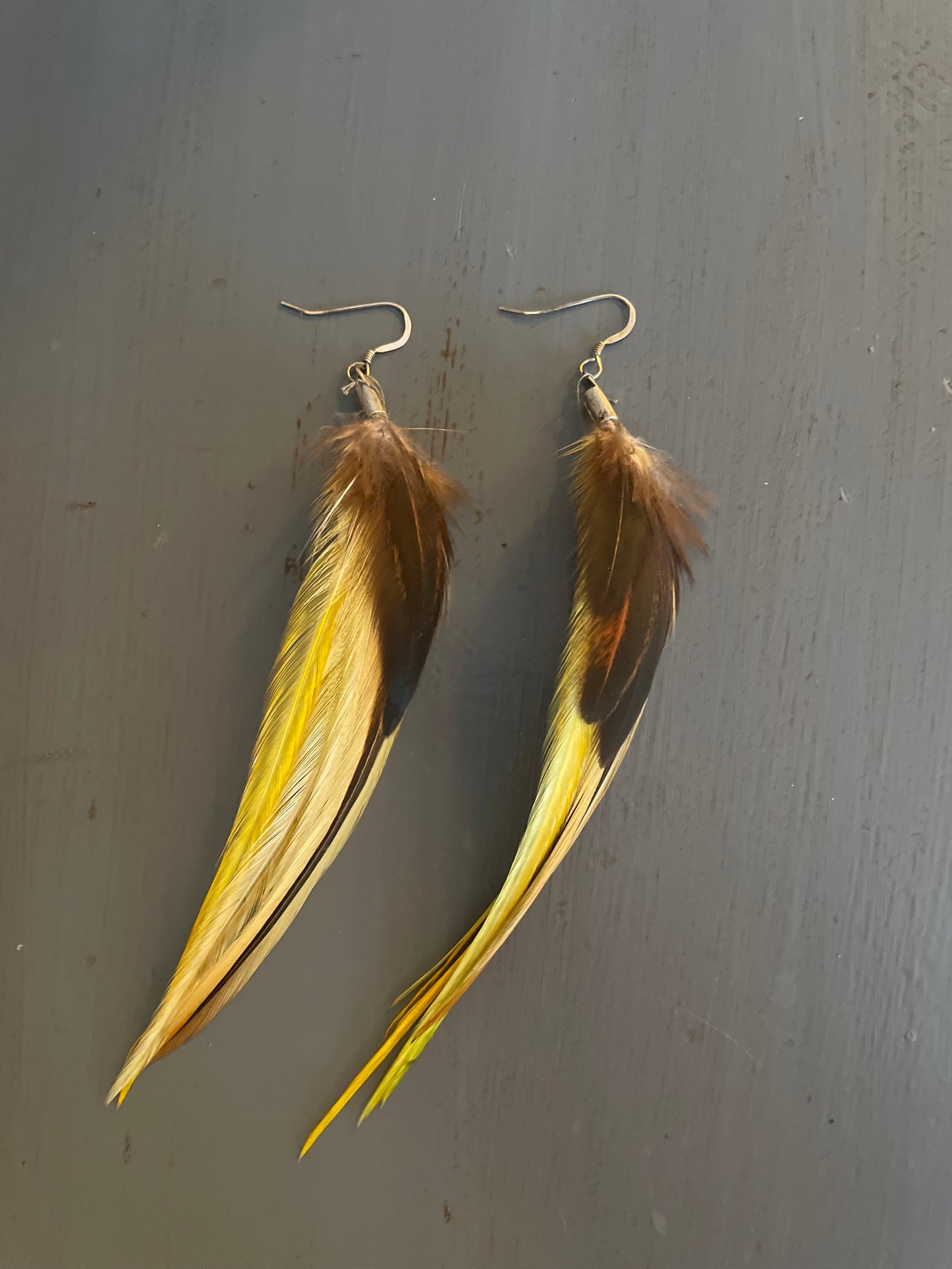 Fjäderörhängen korta